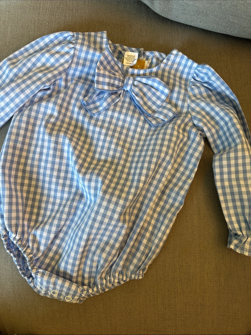 The Beaufort bonnet company bow bubble romper